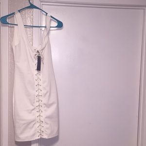 Maniere De Voir Off white Badge Dress